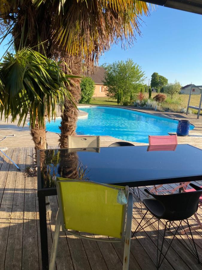 Agreable Chambre D'Hote Calme Avec Piscine Souvans Exteriör bild